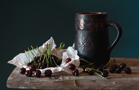 cherry ripe and tastyの写真素材