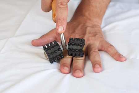 demonstrated a tool massage Massagersの写真素材