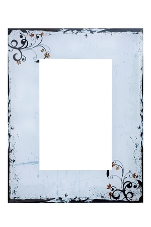 Photo frame on wihtの写真素材