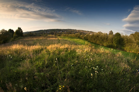 Beautiful mountains landscape in Carpathian