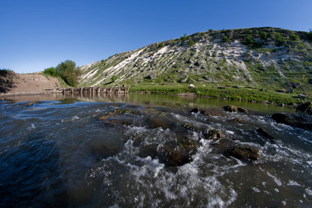 speed river in mountain