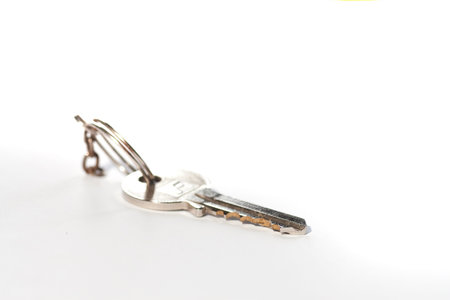 keys on a white background