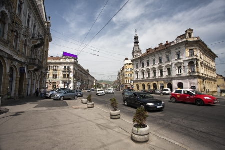 old city in Cluj, Romania