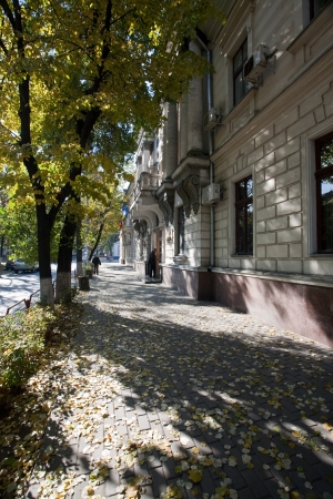 Old streets fall, Kishinev, Moldovaのeditorial素材