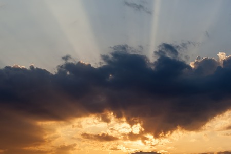 sunset in mountains, Romaniaの写真素材