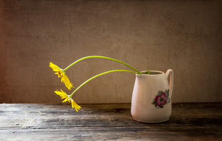 Still life with wild flowersの写真素材