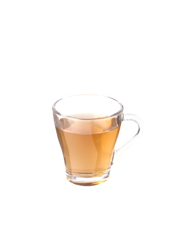 grape juice in glass cup isolated on a whitw backgroundの写真素材