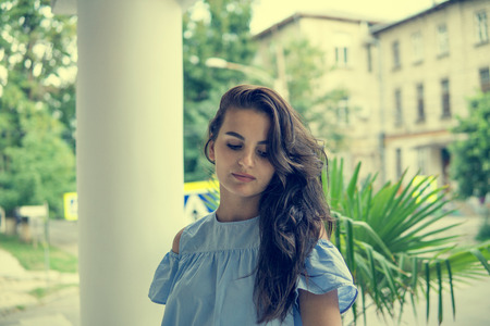 Fashion woman portraitの写真素材