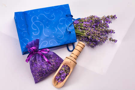 Bunch of Lavender flowersの写真素材