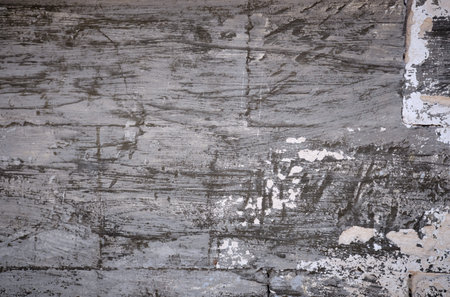 Gray grunge textured wall. Copy spaceの写真素材