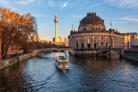 Berlin, Germany - 11th October 2022: The Bode Museum, Berlin, Germanyのeditorial素材