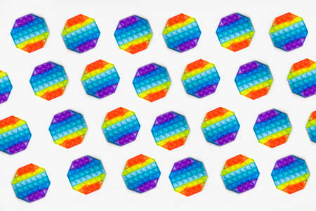 Antistress toy fidget isolated on white background.の写真素材