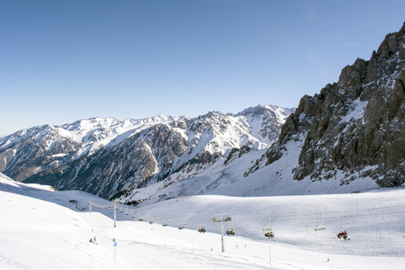 Chimbulak mountainsの写真素材