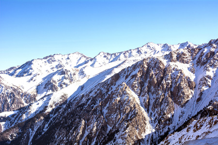 Chimbulak mountainsの写真素材