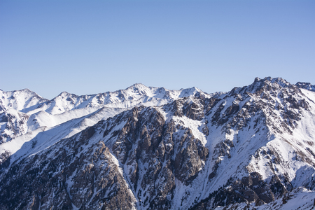 Mountains Shymbulak Ski Resortの写真素材