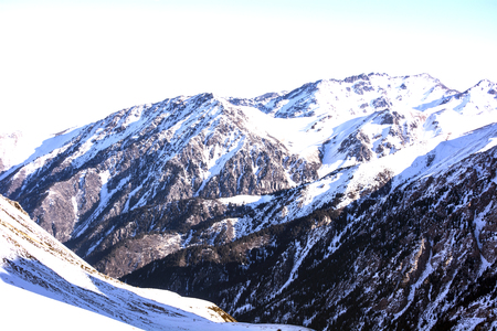 Mountains Shymbulak Ski Resortの写真素材