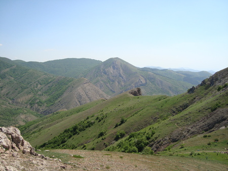Crimean mountainsの写真素材