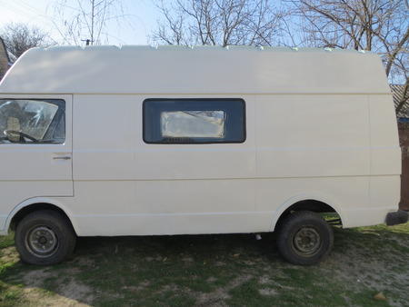 White microbusの写真素材