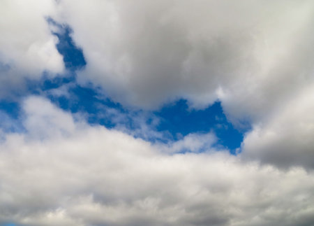 blue sky and clouds