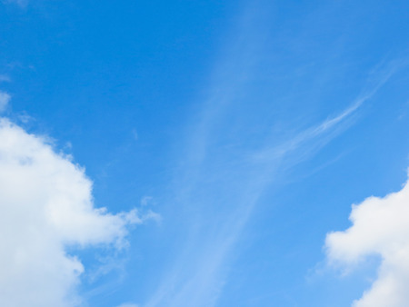 Clouds in the blue skyの写真素材