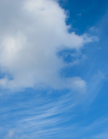 Clouds in the blue skyの写真素材