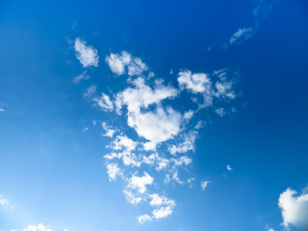 Blue sky and cloudsの写真素材