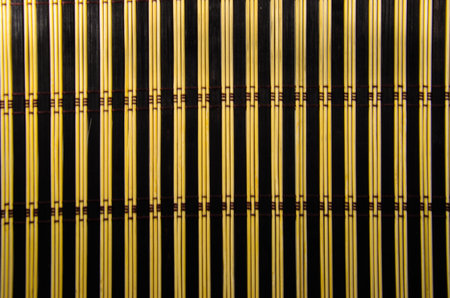 Texture of the bamboo mat as a backgroundの写真素材