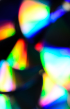 Abstract and blurred background of the cd disksの写真素材