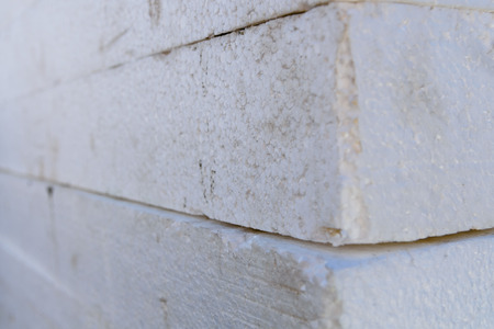 Stack of the sheets for insulationの写真素材