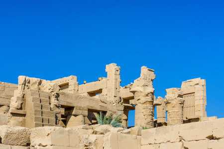 Ruins of ancient Karnak temple. Luxor, Egypt