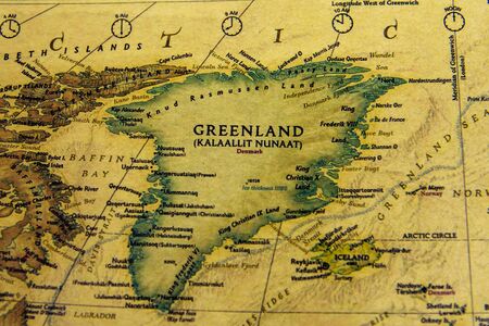 Old map of world. Journey and discovery conceptの写真素材