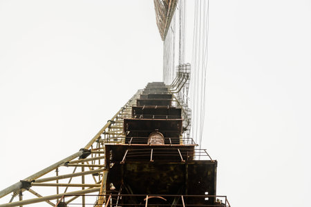 Radar System Duga at Chernobyl Exclusion Zone, Ukraine. Abandoned soviet antenna complex