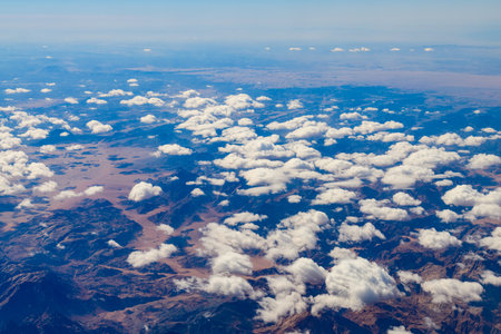Aerial view of Sinai desert. Sinai peninsulaの写真素材