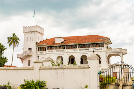 Kibweni Palace Museum in Stone town. Zanzibar, Tanzaniaの写真素材