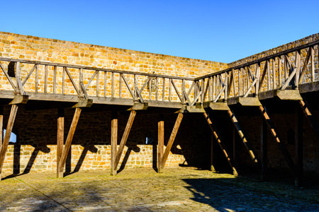 Bastion of hetman Petro Doroshenko on Castle Hill in Chyhyryn, Ukraine