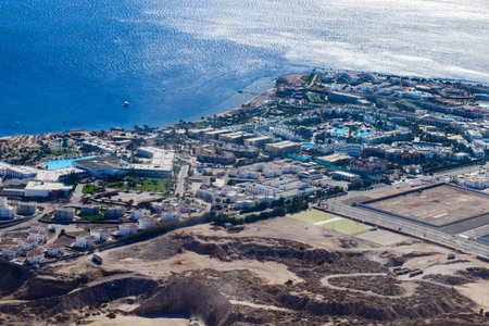 Aerial view of egyptian resort city Sharm El Sheikh