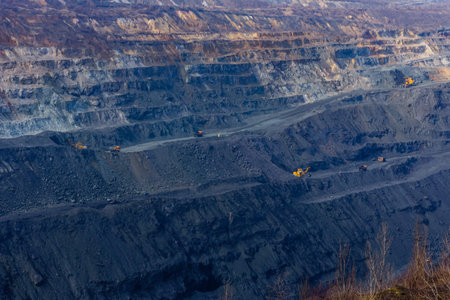 View on iron ore quarry in Ukraine