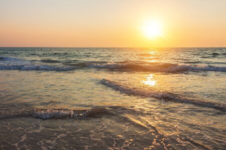 Picturesque view of Andaman sea in Phuket island, Thailand. Seascape. Tropical exotic island.の写真素材