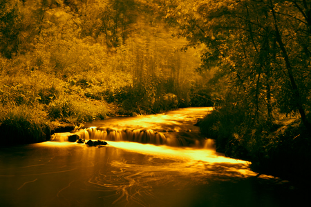 infrared landscapeの写真素材
