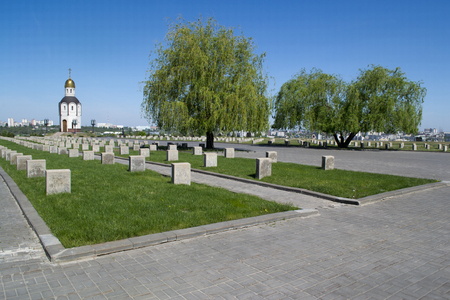 memorial complex mamayev kurganの写真素材