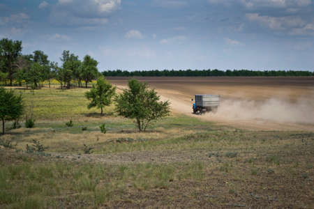 Rural roadの写真素材