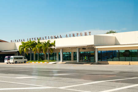 Rayong, Thailand - November 29, 2018: A terminal is in the U-Tapao International Airportのeditorial素材