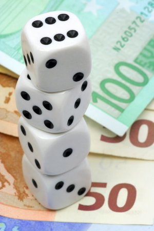 Investment riskの写真素材