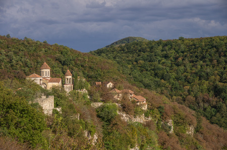 Motsameta Monastery Motsameta Church near Kutaisi, the Imereti region of Georgiaの写真素材