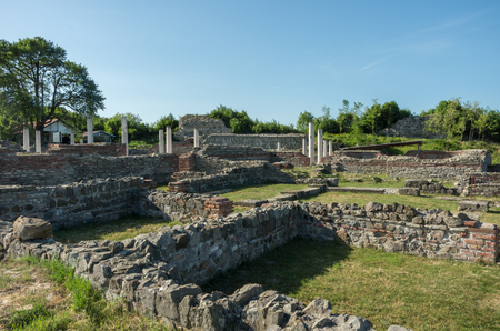 Gamzigrad - the ancient Roman complex of palaces and temples Felix Romuliana, Serbiaの写真素材