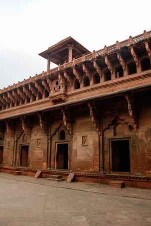 Jahangiri Mahal, a palace at Agra Fort. UNESCO world heritage site in Uttar Pradesh, Indiaのeditorial素材