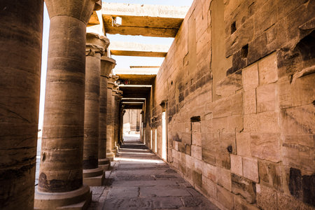 Egypt nil Temple of Isis on Agilkia island, Africa Photos, ancient,