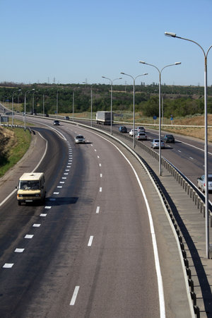 Federal line South in the Rostov area of Russia