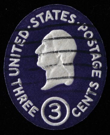  UNITED STATES OF AMERICA - CIRCA 1960s: A stamp printed in the USA shows image of President George Washington, circa 1960s のeditorial素材