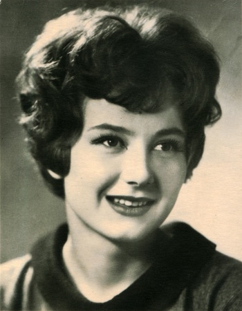 Tatiana Lavrova (Andrikanis) - Soviet film and stage actress. She starred in 25 films. Reproduction of old postcards. USSR, 1963.のeditorial素材